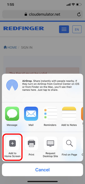 Redfinger cloud mobile phone ios dashboard guide，ro