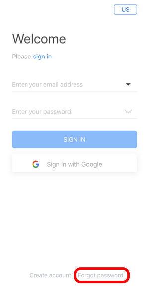 forgot password guide