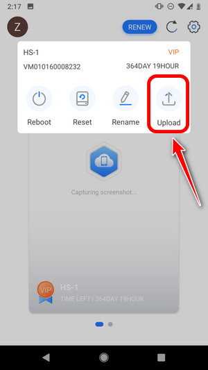 how to upload local files and apk to redfinger cloud phone