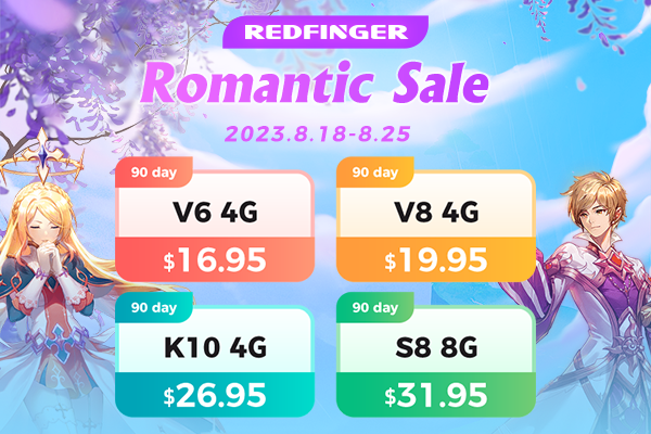 August 18 Sale - Redfinger Cloud Phone