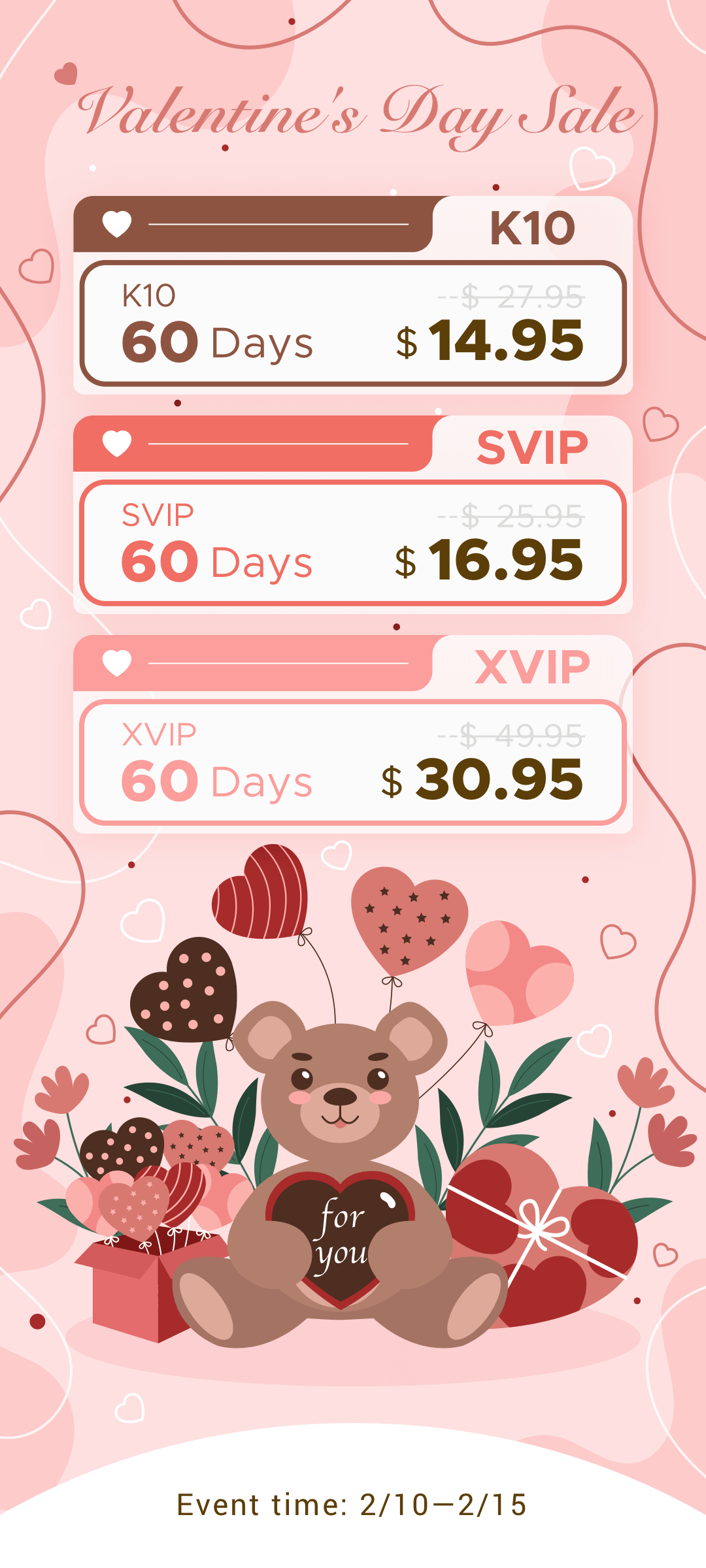 Annual Valentine's Day Sale