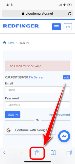 Redfinger cloud mobile phone ios dashboard guide，ro